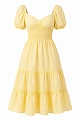FashionWave SELF STRIPE RUFFLE DRESS FashionWave SELF STRIPE RUFFLE DRESS